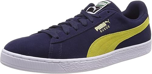 puma suede blue yellow