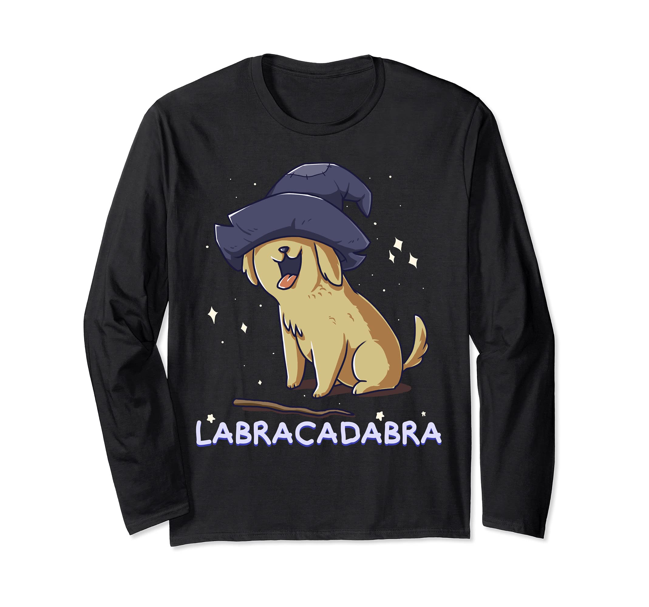 Labracadabra Labrador Retriever Dog Owner Cute Puppy Spell Long Sleeve T-Shirt