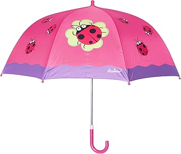 Playshoes 448583 Glückskäfer Regenschirm, Rosa (original 900), (Herstellergröße: one Size)
