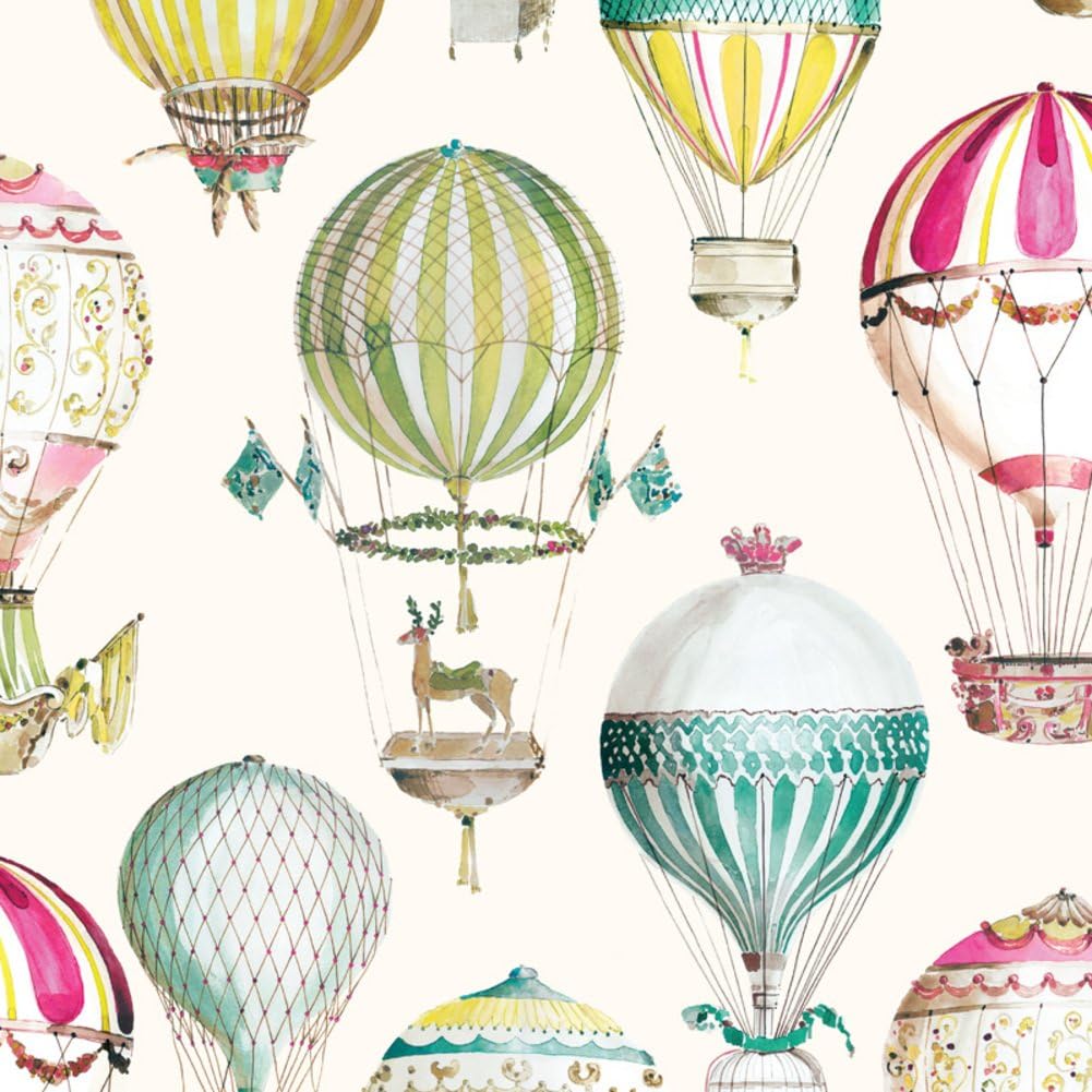 hot air balloon kids room wallpaper non-woven wallpapers of cartoon murals Sweet boys and girls bedroom wallpaper-B