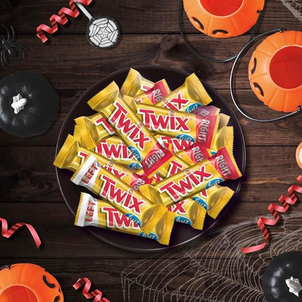 TWIX FUN SIZE CARAMEL COOKIE HALLOWEEN CHOCOLATE BARS, 10.83 OZ BAG