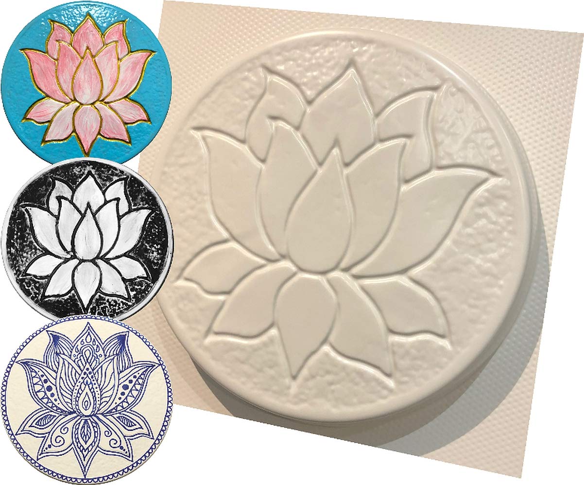 Lotus Flower Concrete or Plaster Mould Reusable ABS Mold