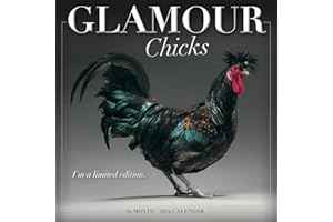 SELLERS PUBLISHING, INC. Glamour Chicks 2024 Wall Calendar, 16-Month Humor & Comic Calendar, 12" x 12"