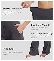 Talovee Yoga Pants Women Wide Leg Pants High Waist