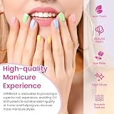 VANREESA Gel Nail Polish Set 24 Colours UV Lamp 36W Base Top Coat Tools view 3