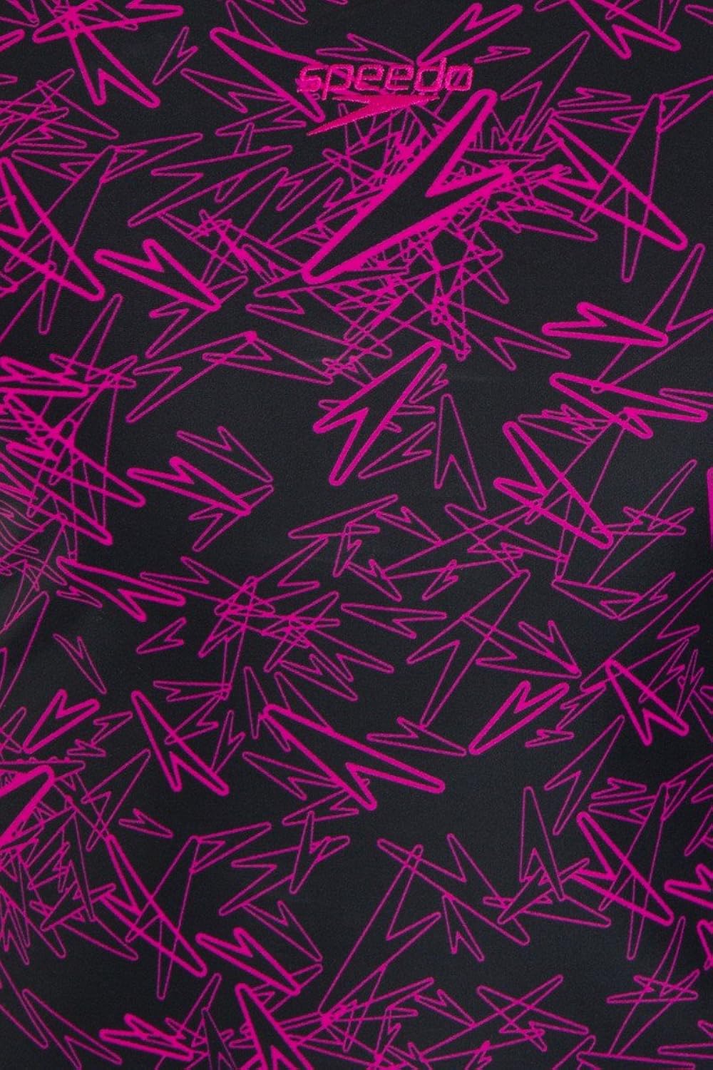 speedo female swimwear boom allover print tankini with boy leg