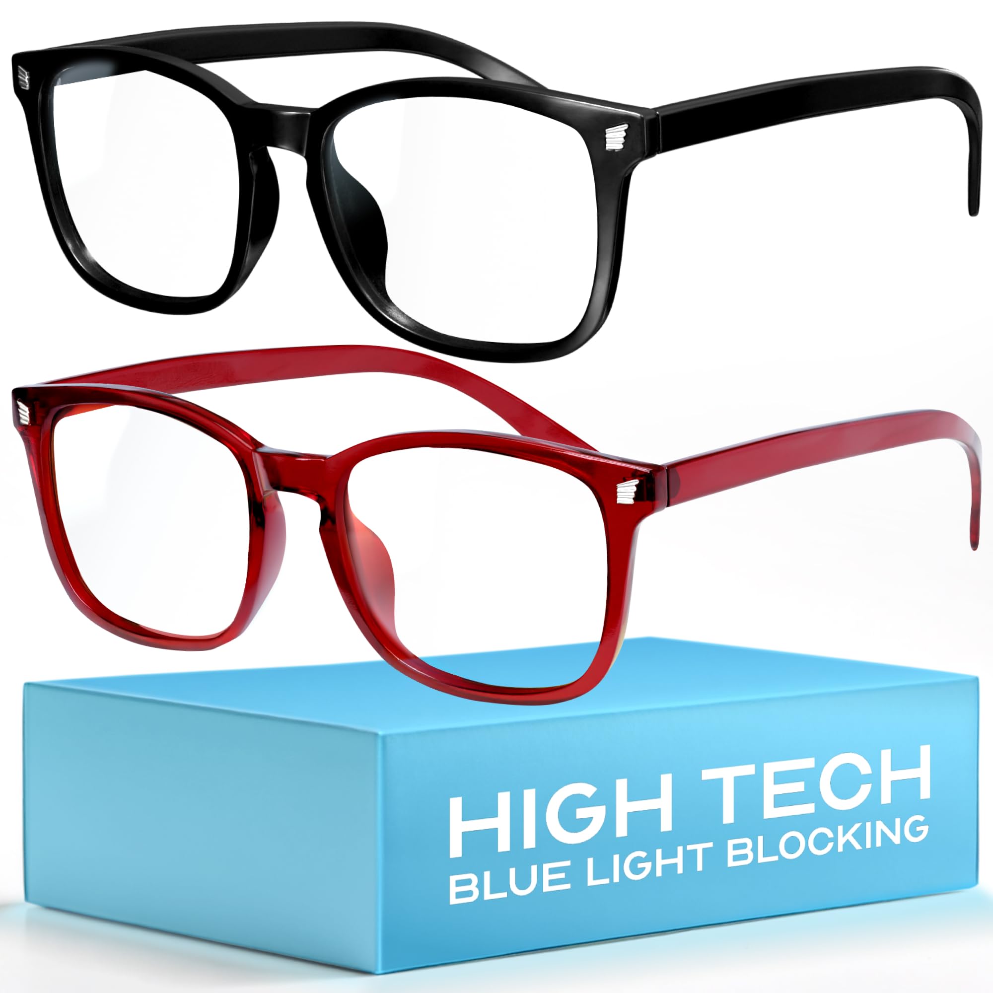 Photo 1 of livho High Tech Blue Light Glasses - Advanced up to 99% Blue Light Blocking Computer Glasses - Screen Fatigue & UV Protection