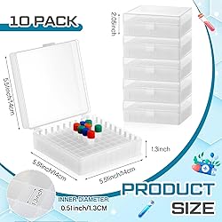 Kingdder 10 Pack 100 Well Centrifuge Tube Cryogenic