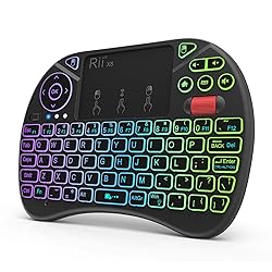 Rii X8 Mini Keyboard,2.4GHz Portable Wireless