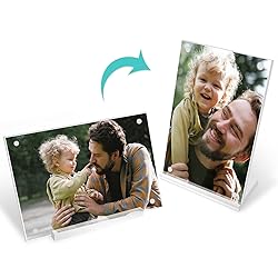 DZZ 4x6 Picture Frame,Clear Acrylic Picture Frames