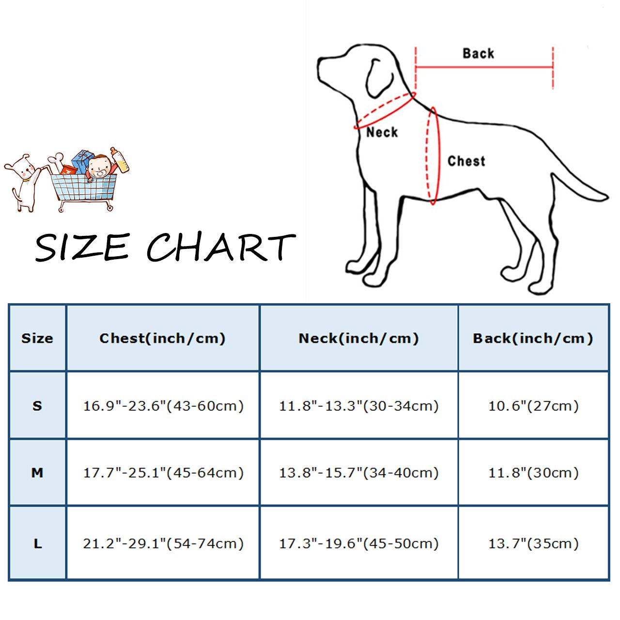 CozyCabin Dog Life Jacket,Size Adjustable Dog Lifesaver Safety Reflective Vest Pet Life Preserver(S)