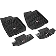 Rugged Ridge Floor Liner Set for Jeep Wrangler JK | Front & Rear, 4-Piece Set, Black | 12987.02 | Fits 2007-2018 Jeep Wrangler JK