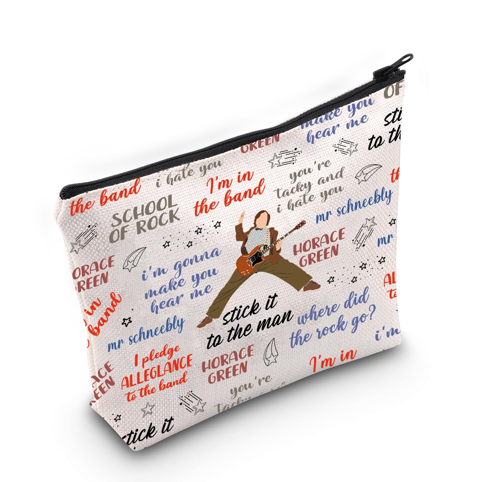 Generic Rock Tote Bag Rock The Musical Gift Rock Musical Merch Rock Quote Broadway musical Gift (Sch-Rock Bag)