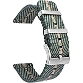 Boache Military Nylon Watch Band Heavy Buckle 18mm 20mm 22mm 24mm Thick G10 Quick Release Premium Nylon Watch Bands Smart Watch Replacement Band Strap for Men Women