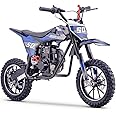 Hoverheart Gas Dirt Bike, 50cc 4-Stroke Gas Powered Kids Off Road Motorcycle (Model-DB4S004) with Off-Road Tire, Suspensions, Disc Brakes, Max Load 165Lbs, Up to 25Mph, NO OIL MIX REQUIRED