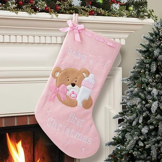 baby girl stocking for christmas