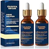 Olavita Serum, Olavita Liquid Solution Anti Aging Serum, Vitamin C & E Serum, Promotes Skin Collagen Production, smoothes wrinkles and fine lines (2PCS)