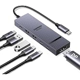 UGREEN Revodok Pro 6 in 1 USB-C Hub to DisplayPort 4K 60Hz, 100W PD | 10Gbps USB-A and USB-C 3.2 for MacBook Neo/Pro/Air, iPad Pro, Thinkpad, Rog Ally and More.