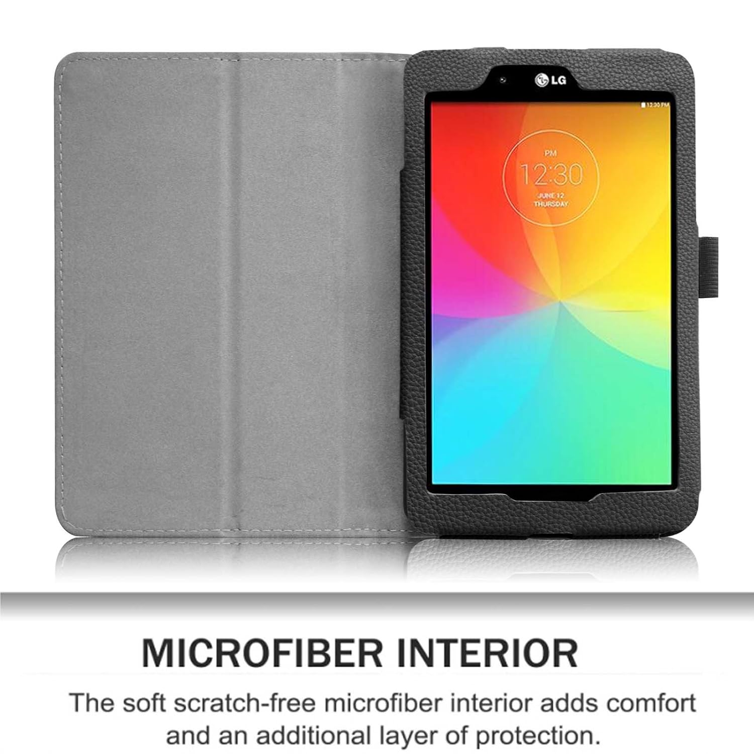 For LG G Pad 7.0 7Inch Android Tablet Folio Stand Leather Smart Wake