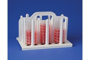 Bel-Art 60mm Petri Dish Rack; 10½ x 6¾ x 6¾ in., 54 Places, Plastic (F18991-0060)