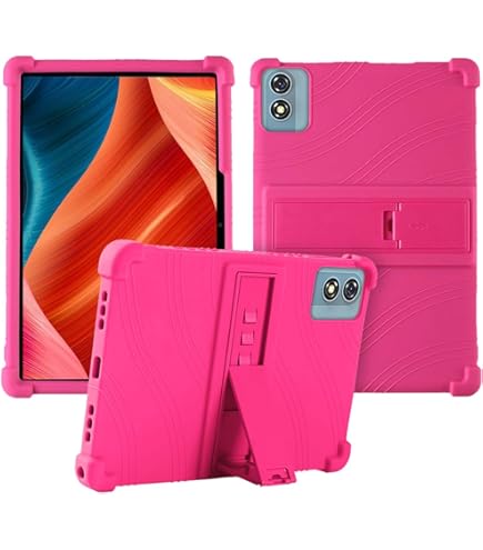 Android 14 Tablet Case, 10.1 Inch Soft Silicone Cover, Kids Friendly Shockproof With Adjustable Stand Navy Blue - View #6