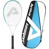 AMA SPORT Tennis Racket - Pre-Strung Light Balance 27 inch Tennis Racquet for Women and Men