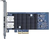 10Gtek 10Gb PCI-E NIC Dual RJ45 Intel X550-AT2 Controller view 2