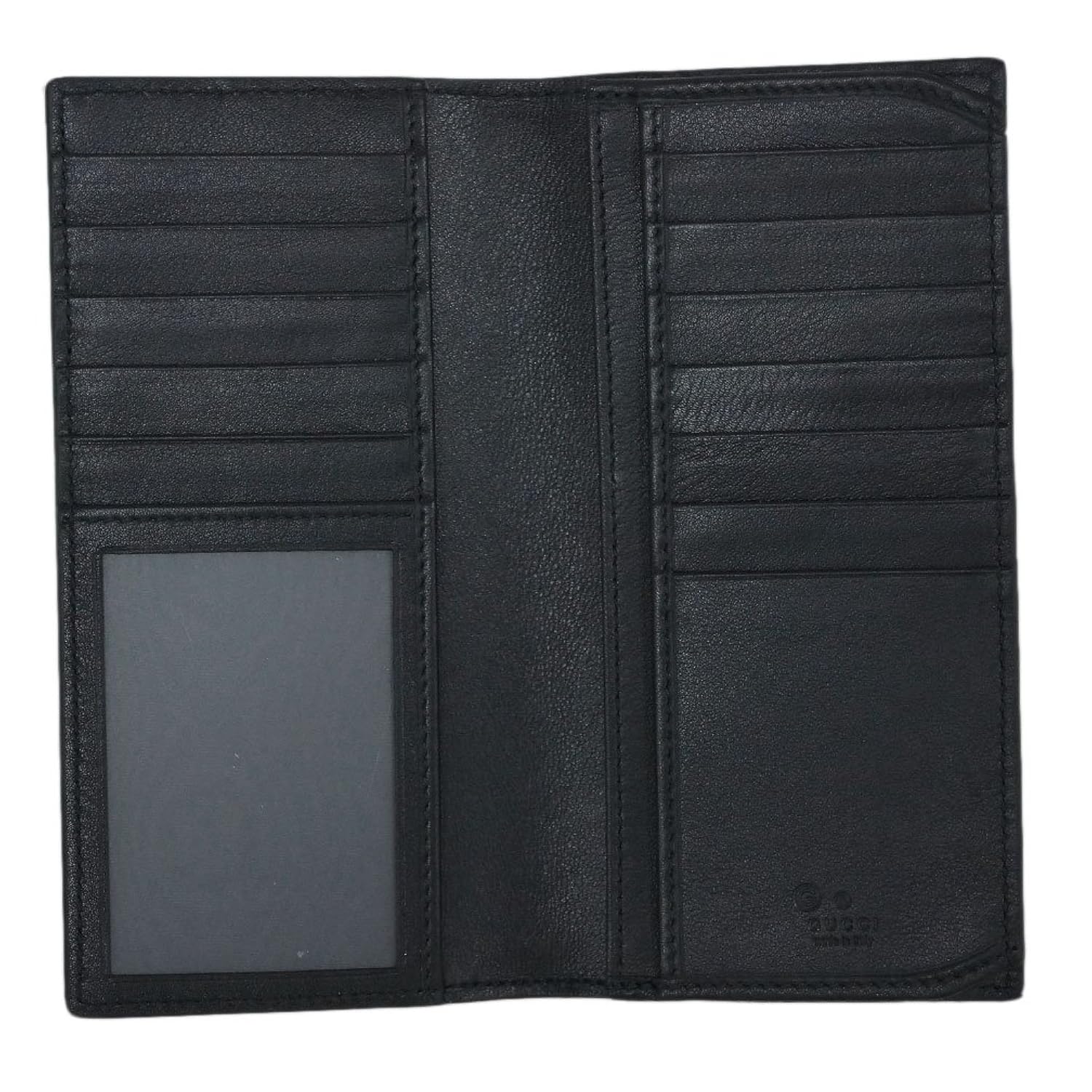 年春の アウトレット グッチ B07c2tcrlp 並行輸入品 グッチ 1000 Gucci メンズ 長財布 札入れ マチ付き 小銭入れなし マイクログッチッシマ ブラック 財布 財布 Imobiliariameuimovel Com Br