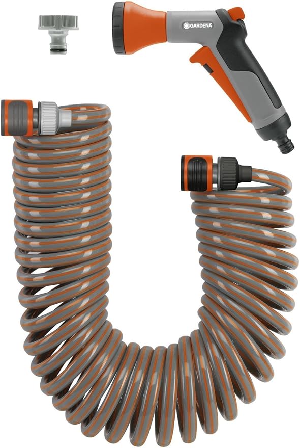 Kit Gardena Kit Tubo da Giardino a Spirale da 10 m, per Innaffiare e