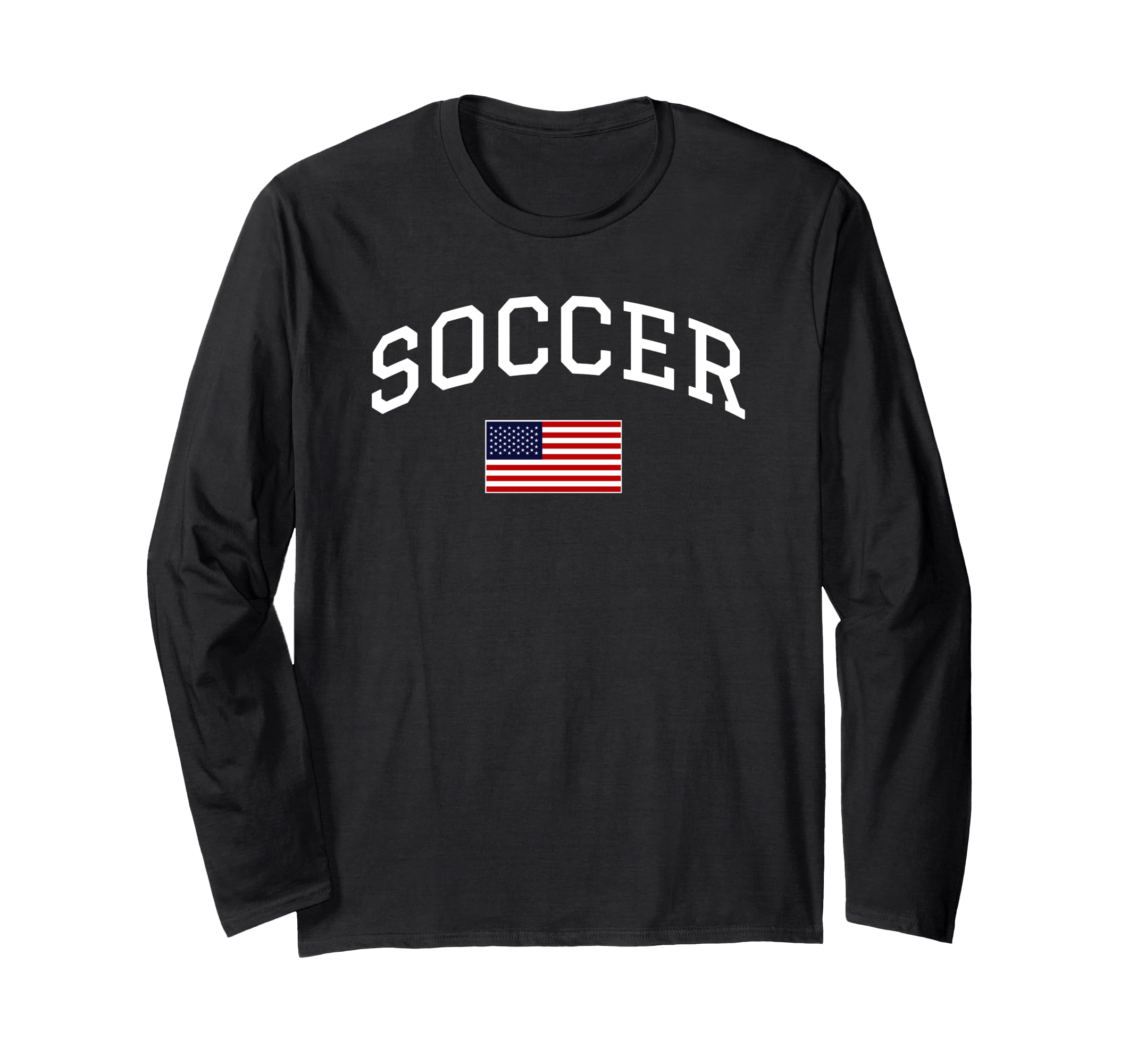 Trendy Soccer USA Americana Long Sleeve T-Shirt