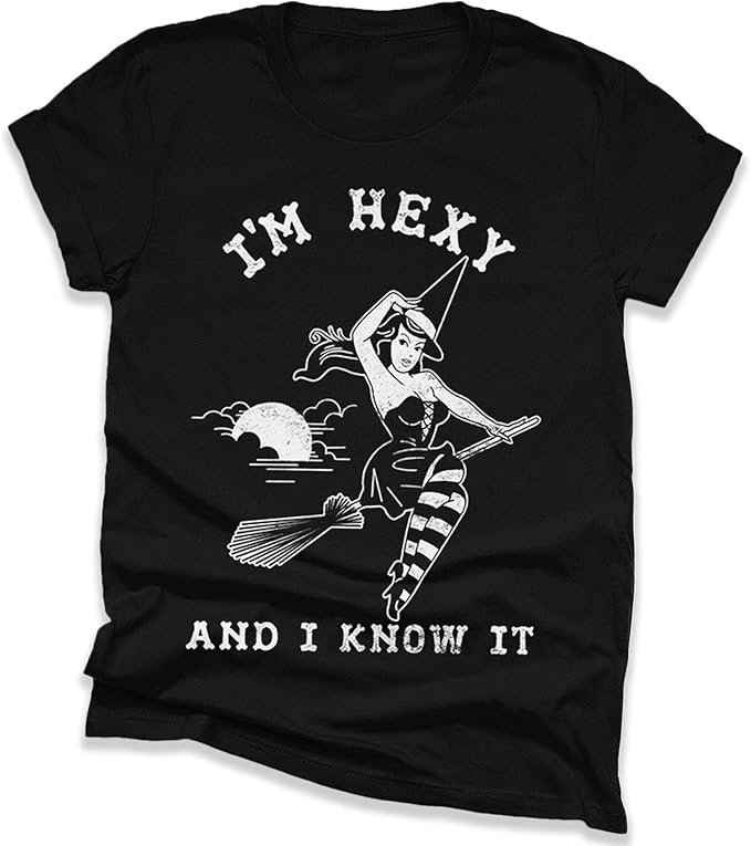 Amazon.com: Witchcraft Shirt Im Hexy and I Know It T-Shirt Witch Tee