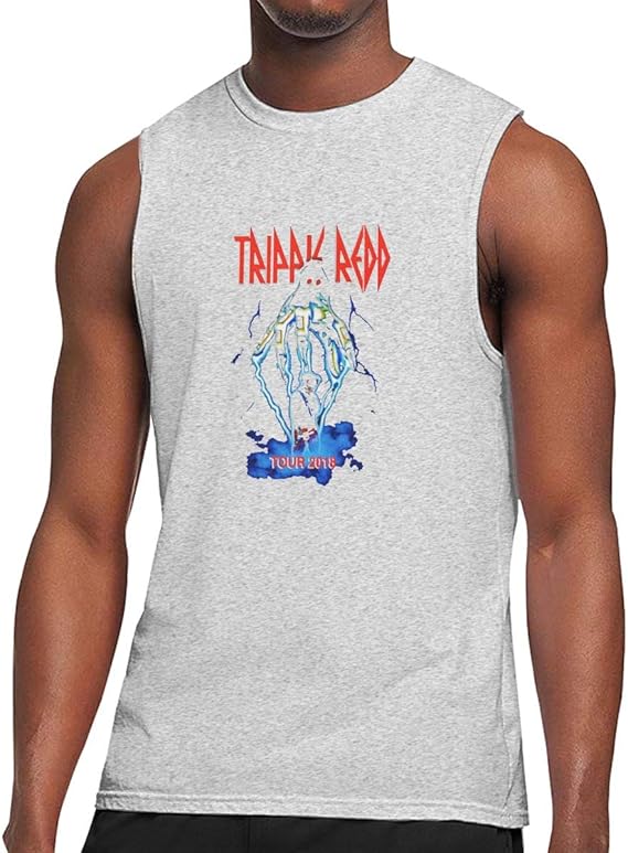 Amazon Co Jp ｔシャツ メンズ Trippie Redd タンクトップ 袖なし スリーブレス サラリーマン お出かけ 丸えり 夏 速乾性 おしゃれ 服 ファッション小物