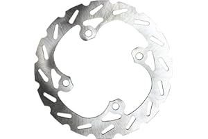 Vanlison Rear Brake Disc Rotor Compatible with Suzuki LTZ 400 QuadSport Z 2003-2013 Honda TRX400EX Sportrax 1999-2008 TRX400X 2009-2014 Kawasaki KFX400 KSF400# 69211-07G00 43251-HN1-003 41080-S006