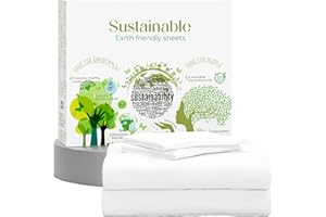 SUPREME ELEGANCE 100% Cotton Queen Sheets, White – 400 Thread Count Percale Weave, Cooling, Hotel Luxury, Deep Pocket Bed Sheet Set