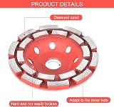 Zimoer Diamond Grinding Cup Wheel 125mm x 22.23mm Concrete Masonry Grinder Disc view 3
