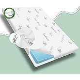 Home4me Bamboo Pack and Play Mattress 38" x 26" x3'', Dual Sided Playpen Mattresses, Breathable Pack n Play Mattress Memory F