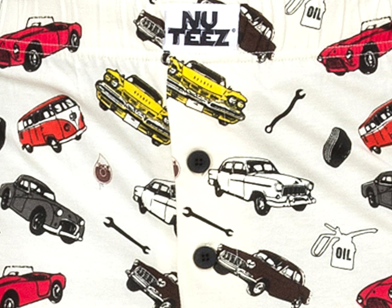 nuteez drive away beige cotton shorts