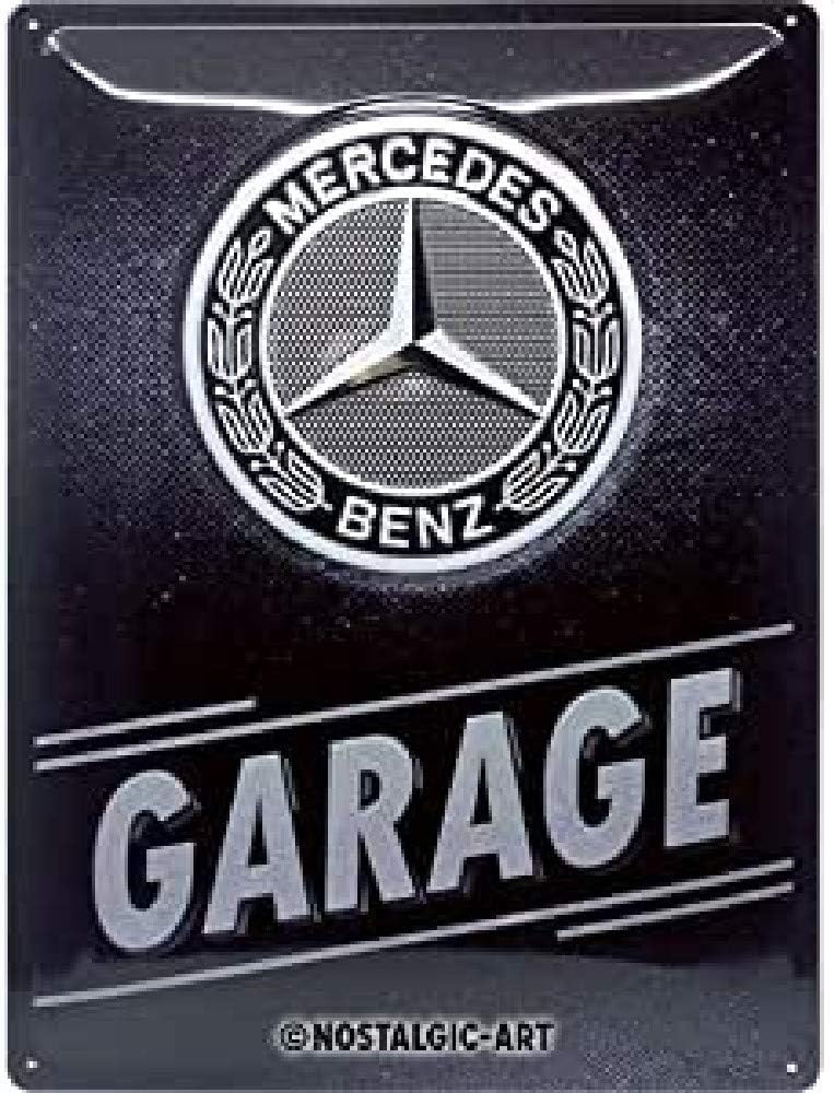 Plaque métal 50 x 25 cm - Mercedes-Benz - Service - Neuve - RETRO BROC Plaque métal 50 x 25 cm - Mercedes-Benz - Service - Neuve - RETRO BROC
