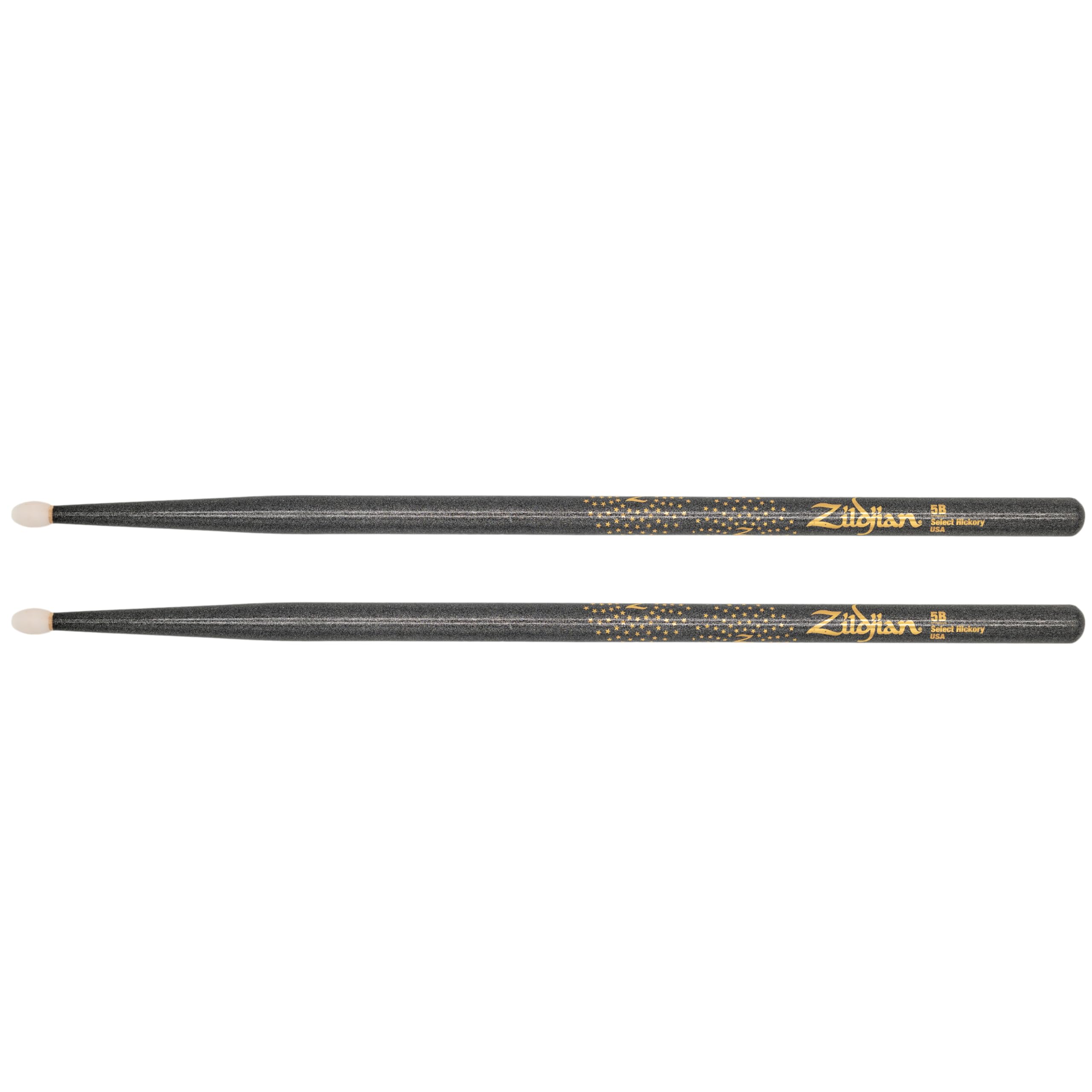 Zildjian Z Custom Limited Edition - 5B Black Chroma Nylon Tip Drumsticks (Z5BCBN-ZC)