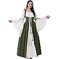 Spooktacular Creations Halloween Renaissance Costume Women, Renaissance Corset Dress, Plus Size Medieval Chemise for Cosplay