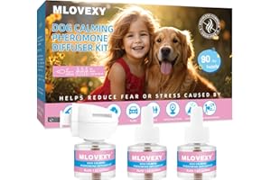 Dog Calming Diffuser for Dog Anxiety Relief, Dog Pheromones Calming Diffuser to Reduce Aggression,Fighting, Help Train Dog to