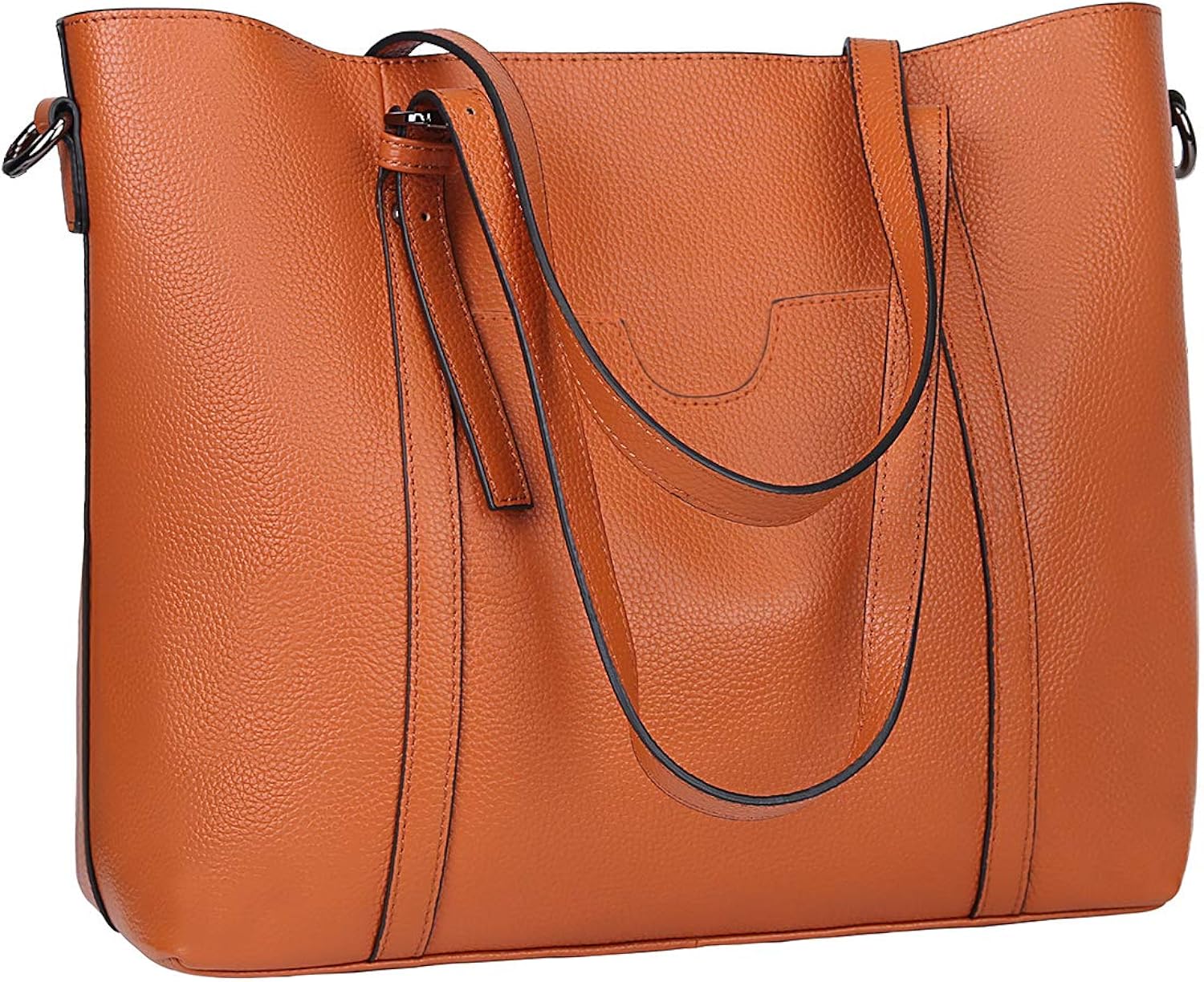 Gywon Genuine Leather Tote Handbag Crossbody Shoulder Bag Purse for