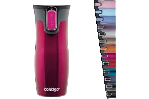 Contigo West Loop Autoseal Travel Mug, Stainless Steel Thermal Mug, Vacuum Flask, Leakproof Tumbler, Coffee Mug with BPA-Free