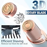 KAYZON Lady Shaver for Women USB Rechargeable Facial Hair Remover view 2