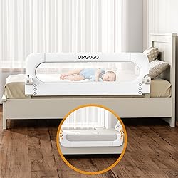 UPGOGO Folding Bed Rail for Toddlers,Baby Bed Rail