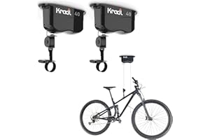 Kradl - Ceiling Mount Bike Lift and Rack. Bicycle Storage Hoist Without Electricity, Clumsy Ropes or Pulleys.