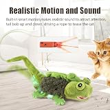 Migipaws Touch Activated Flapping Lizard Cat Toy with USB Rechargeable Battery view 3