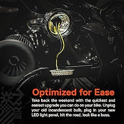 TRUE MODS 2" 1156 Rear Amber LED Turn Signal Tail