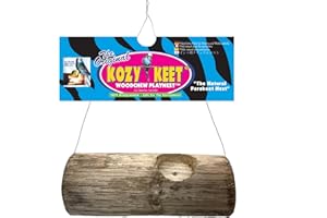 BIRD KABOB Wesco Pet Kozy Keet Woodchew Playnest Holistic Parakeet Nest