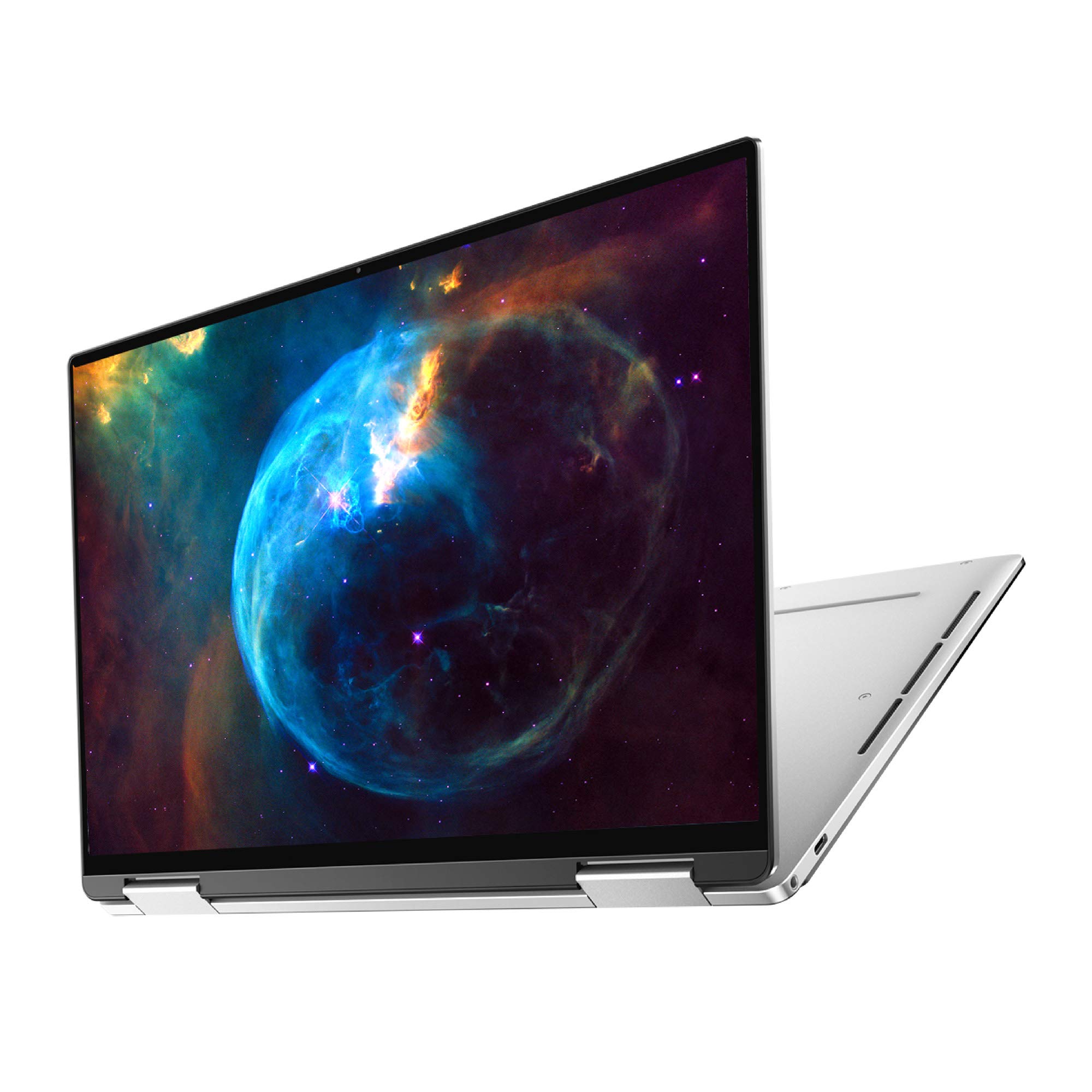 Dell XPS 13 7390 2-in-1 Convertible, 13.4 inch FHD+ Touch Laptop - Intel Core i7-1065G7, 32GB LPDDR4x RAM, 512GB SSD, Intel Iris Plus Graphics, Windows 10 Home - Platinum Silver, Black Interior